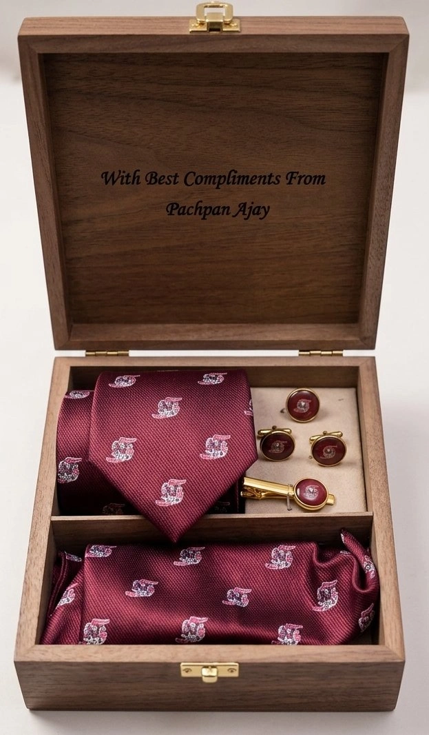 Luxe Gold Accent Tie Pin Set